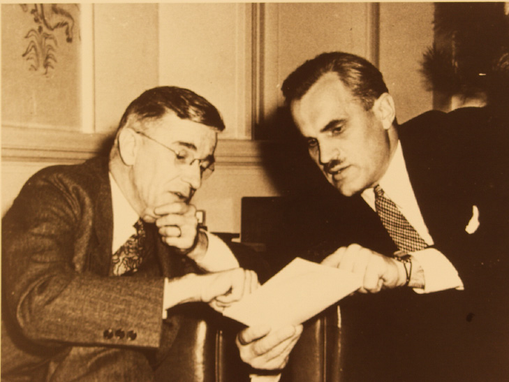 Vannevar Bush and Arthur Compton